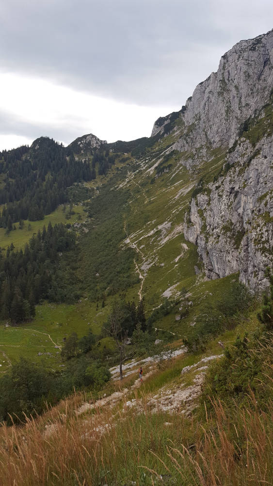 Westweg Abstieg von der Benediktenwand