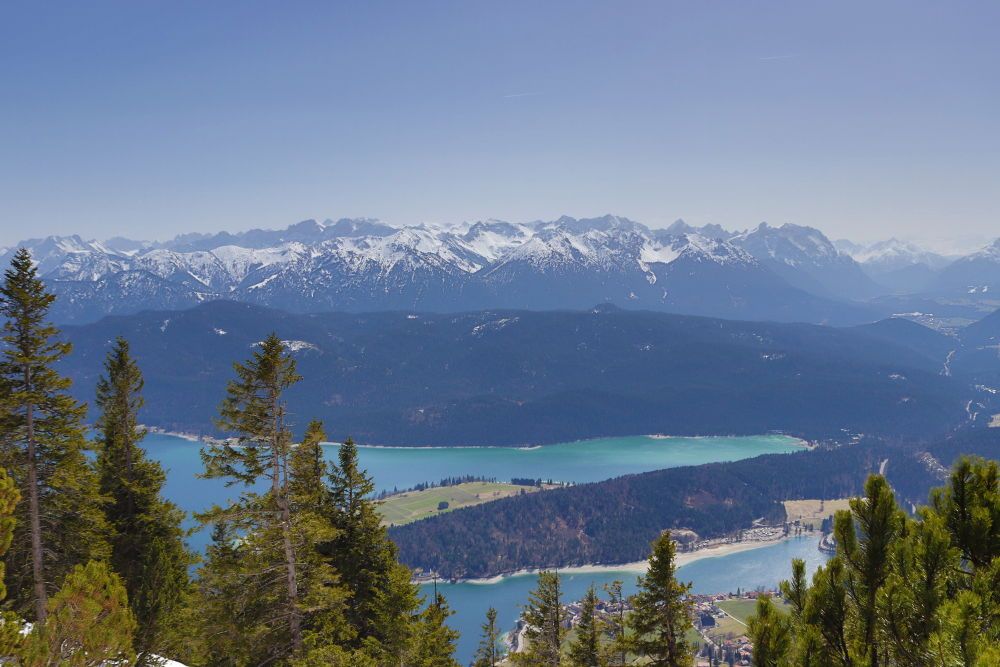 Aussicht Berggasthaus Herzogstand