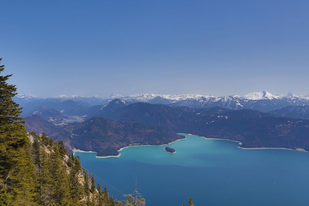 Aussicht Berggasthaus Herzogstand