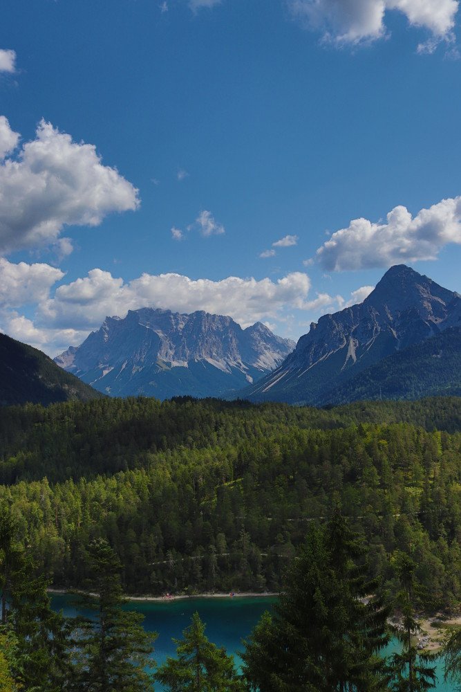 Blick auf die Zugspitze