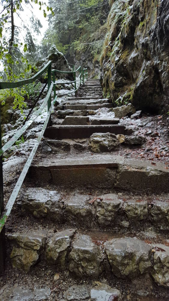 Breitachklamm Steintreppen