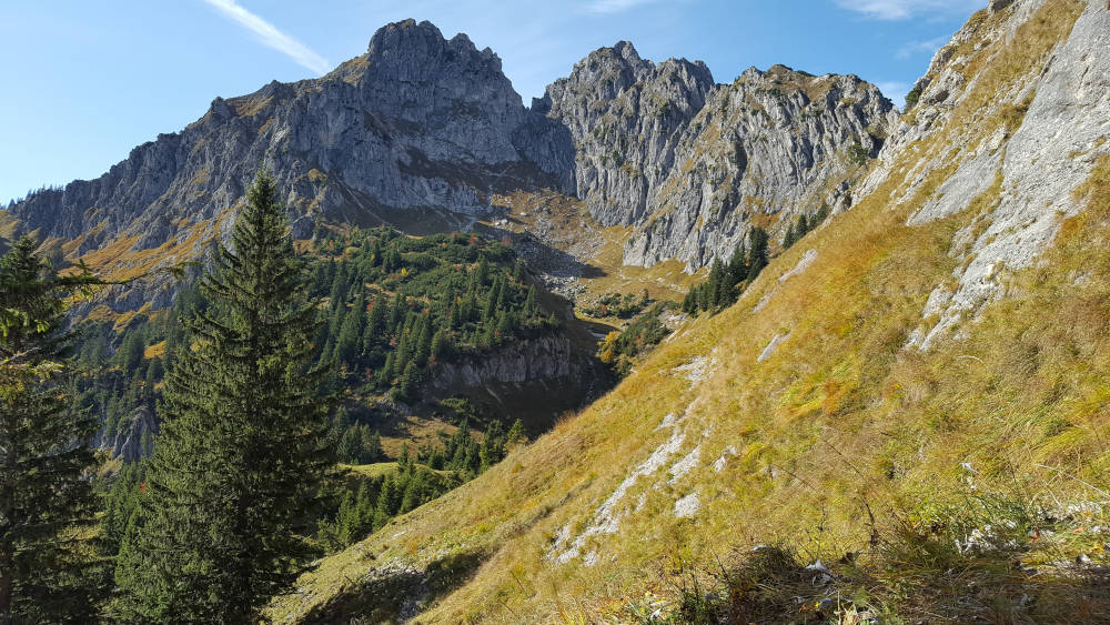 Aufstieg zur Großen Klammspitze