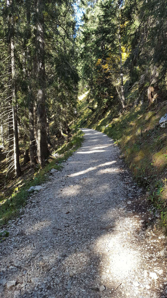 Wanderweg zum Brunnenkopf