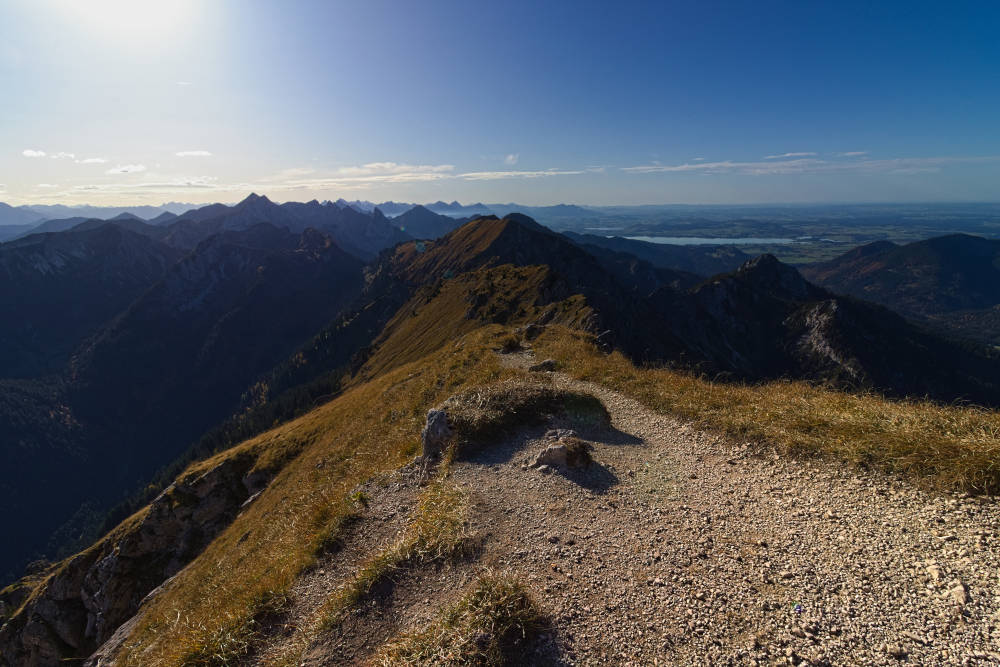 Aussicht von der Großen Klammspitze