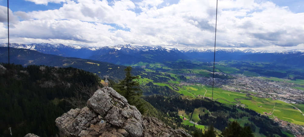 Aussicht vom Burgberger Hörnle