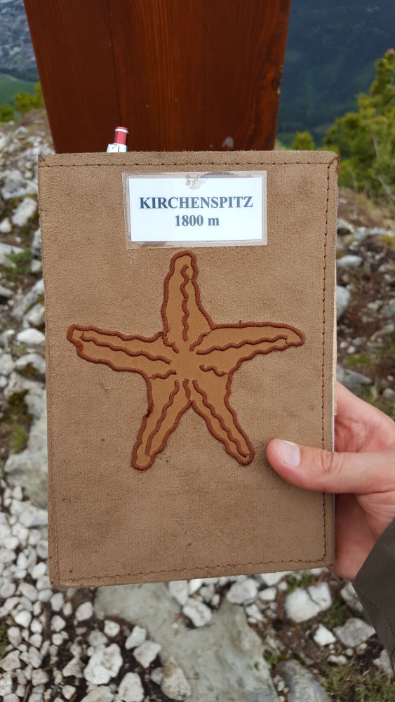Kirchenspitz Gipfelbuch