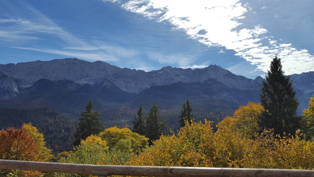 Wettersteingebirge vom Eckbauer