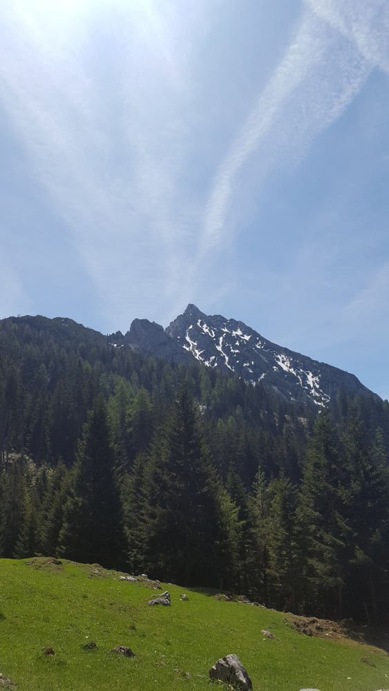 Ebner Joch vom Wanderweg zur Erfürter Hütte