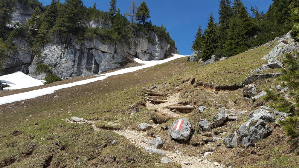 Erfurter Hütte Wanderweg