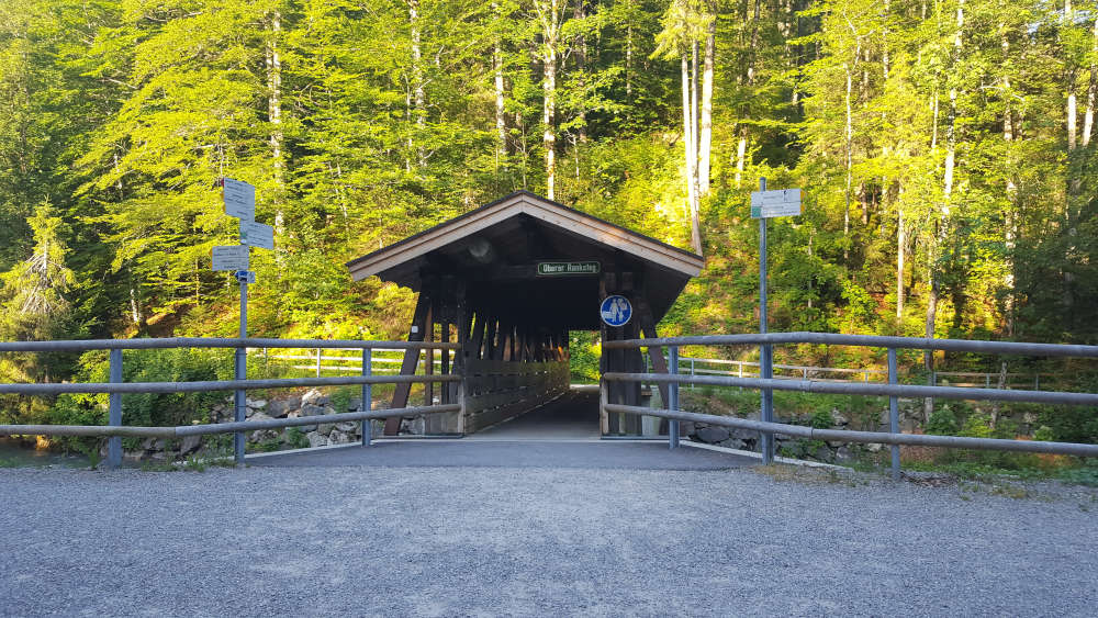 Oberer Renksteg beim Parkplatz Freibergsee