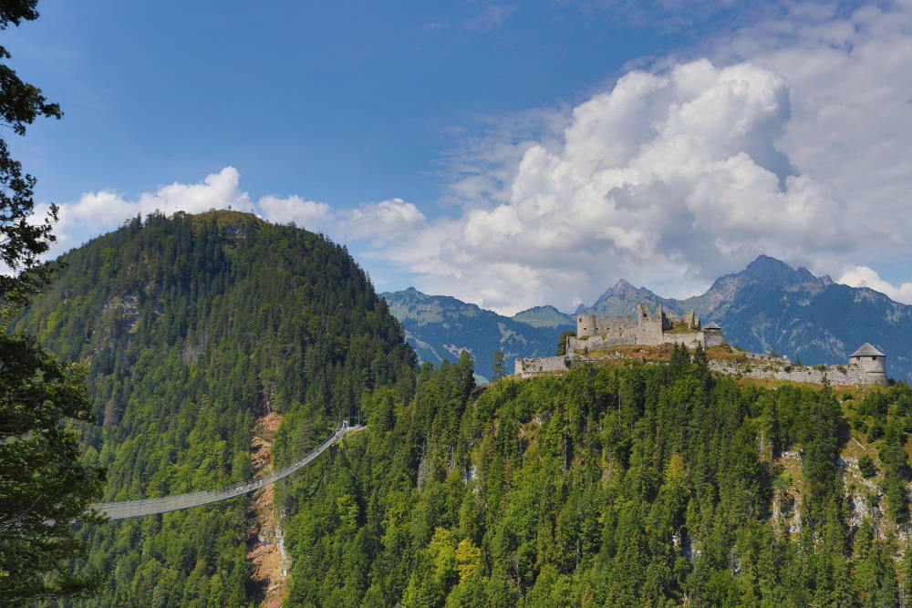 highline179 und Burg Ehrenberg