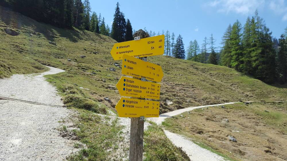 Gabelung Bind Alm Klausbachtal