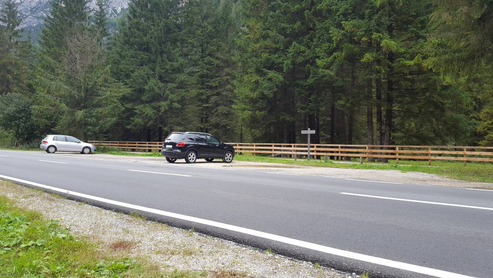 Parkplatz im Höhlensteintal