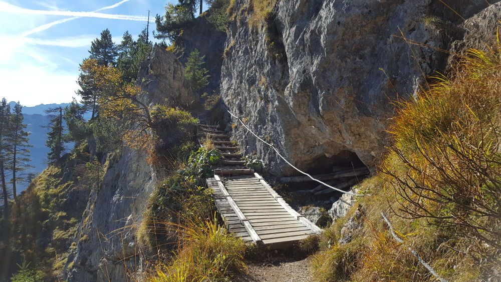 Kramerspitz Wanderweg Brücke