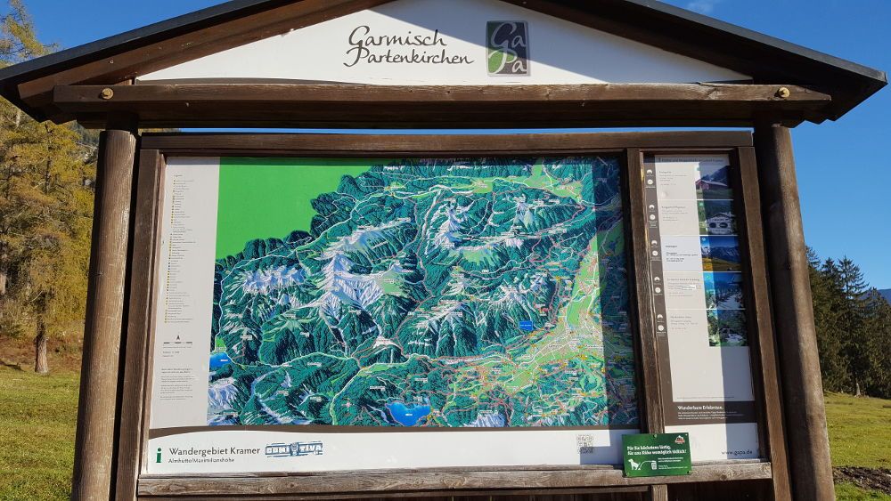 Wandergebiet Kramer Infotafel