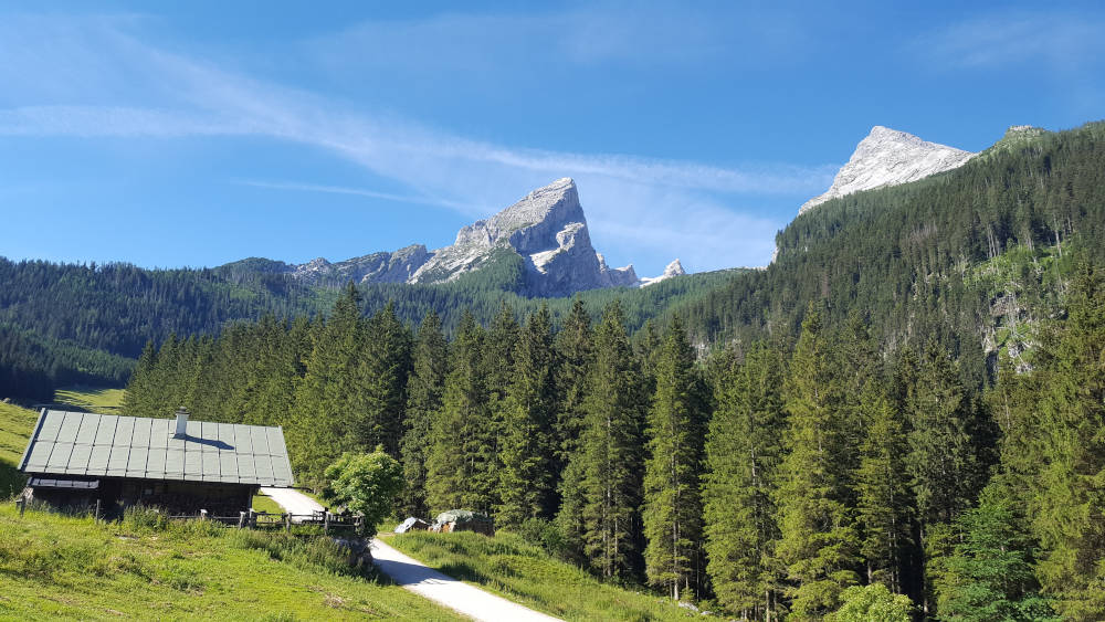 Aussicht von der Schapbachalm