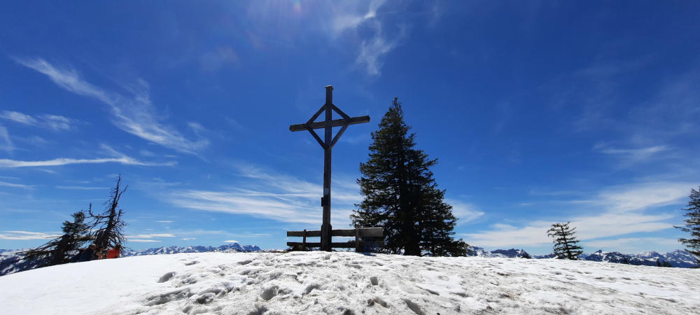 Gipfelkreuz vom Hohen Bleick