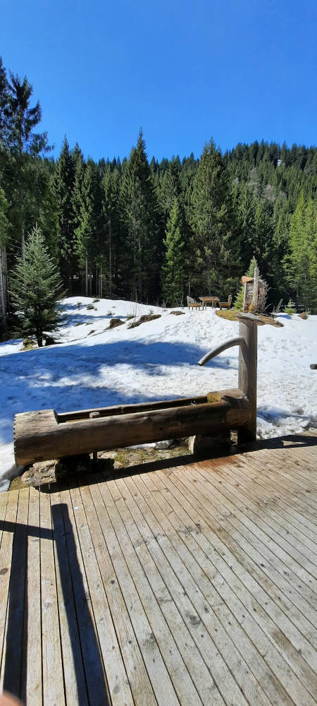 Aussicht von der Lähnbach Hütte