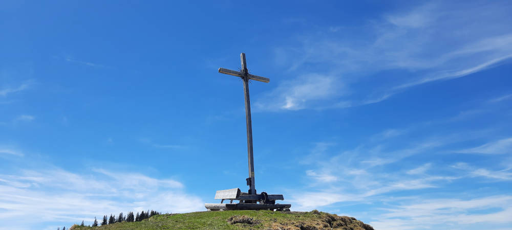 Gipfelkreuz vom Niederbleick