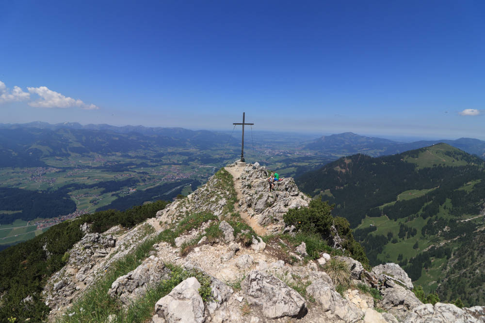 Das Gipfelkreuz vom Rubihorn