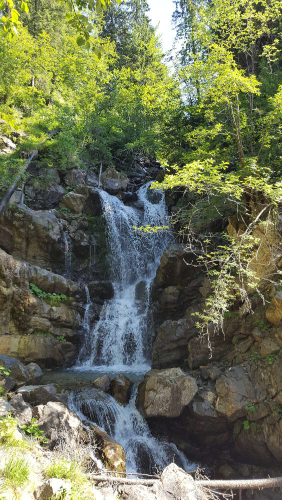 Wasserfall beim Tobelweg am Rubihorn