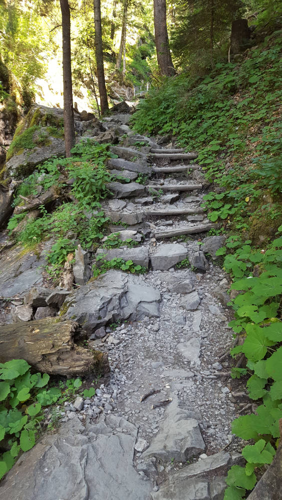 Tobelweg am Rubihorn