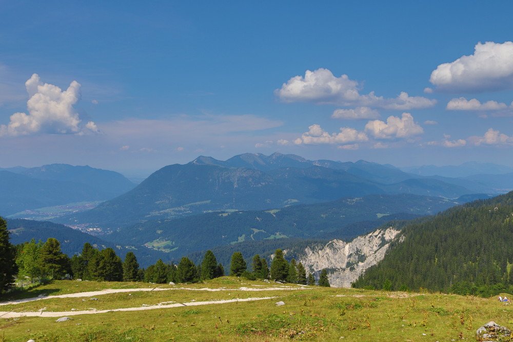 Schachenhaus Aussicht