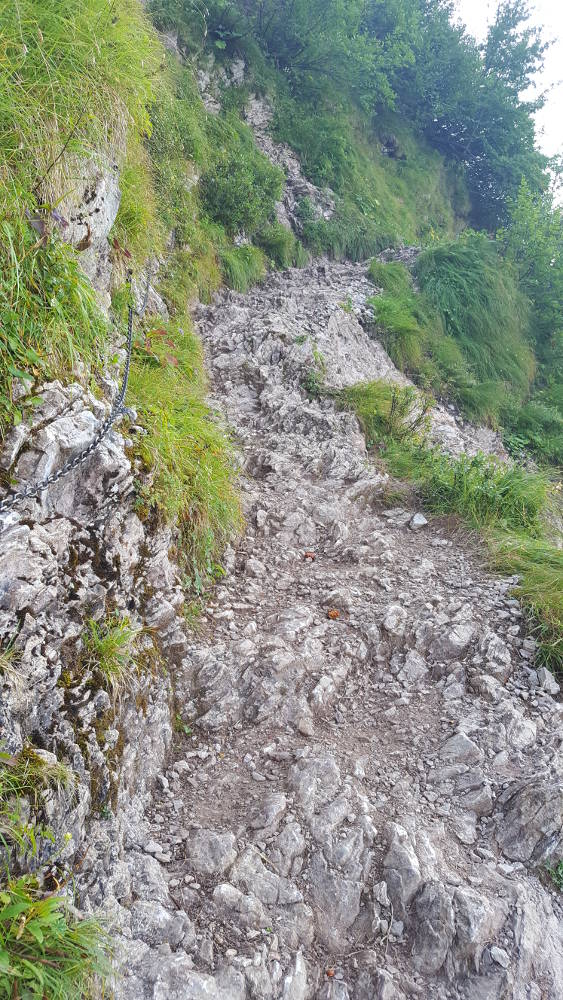 Aufstieg zur Landsberger Hütte