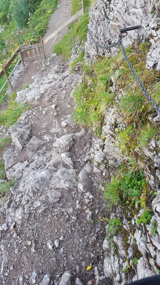 Aufstieg zur Landsberger Hütte