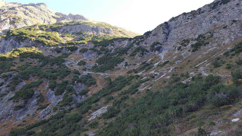 Hohe Wand auf dem Weg zum Schrecksee