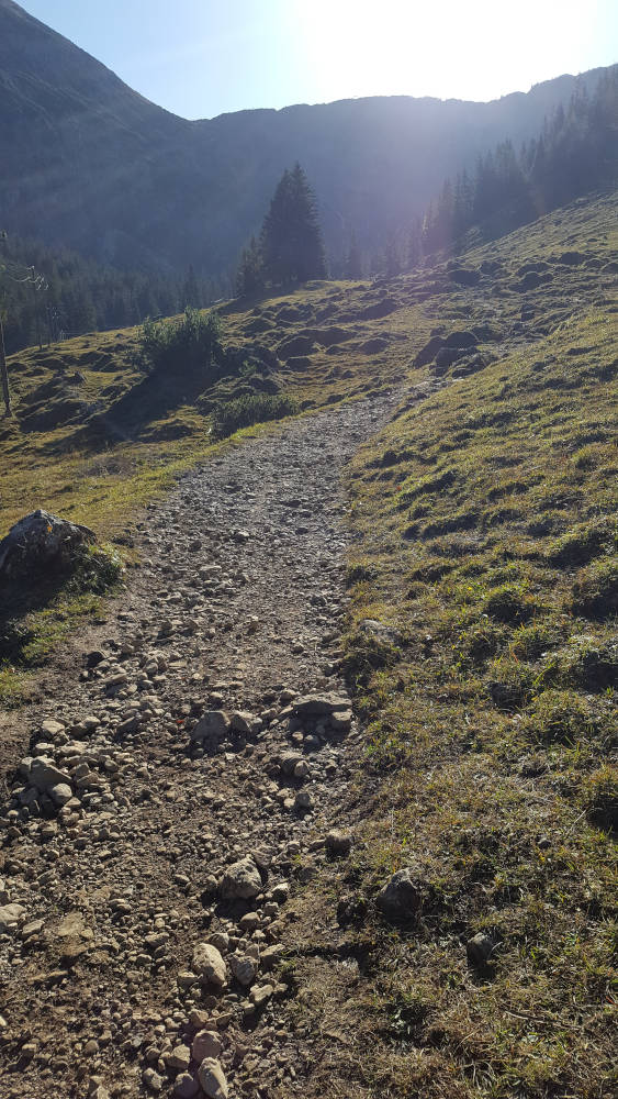 Wanderweg zum Schrecksee