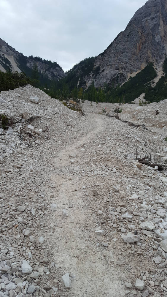 Dolomiten Höhenweg Richtung Seekofel