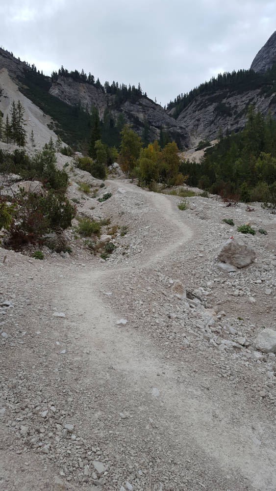 Dolomiten Höhenweg Richtung Seekofel
