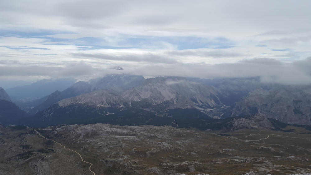 Aussicht vom Gipfel des Seekofels