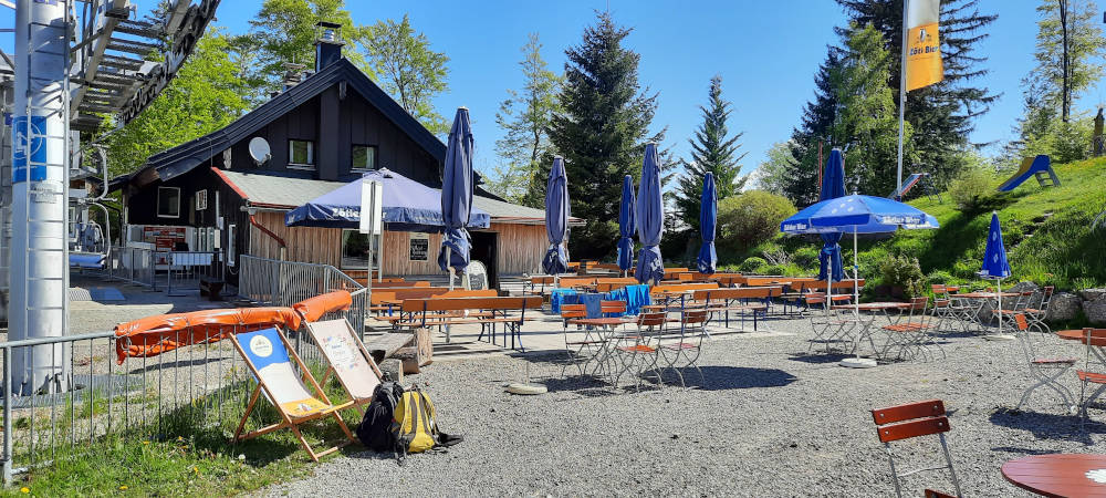 Rasthaus der Mittelstation von der Mittagbahn