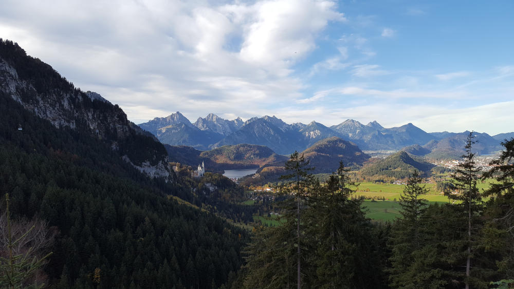 Schloss Neuschwanstein, Hohenschwangau und der Alpsee
