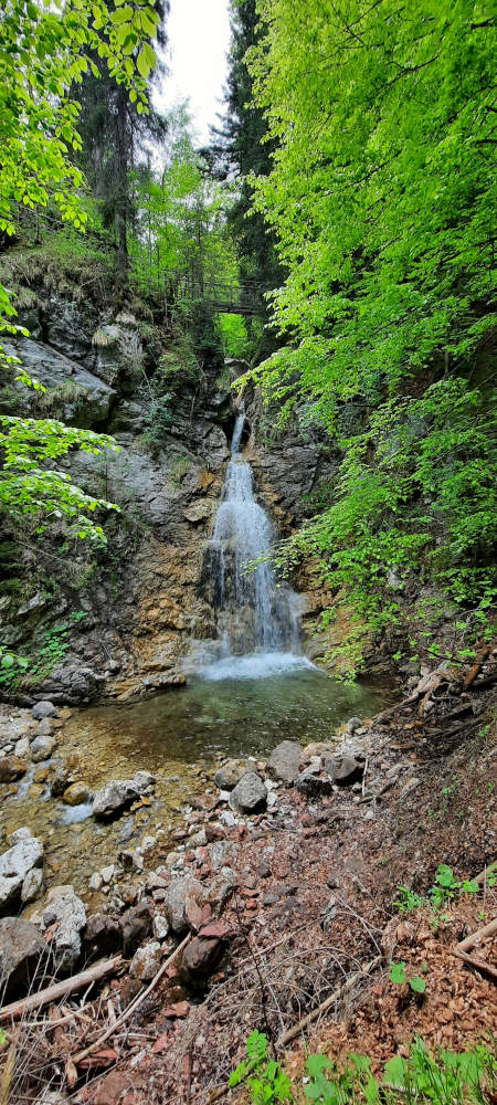 Wasserfall in der Schleifmühlenklamm
