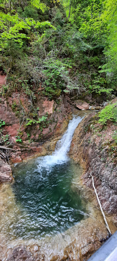 Wasserfall in der Schleifmühlenklamm