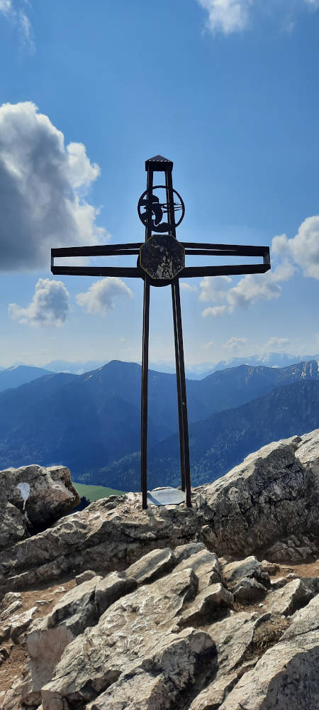 Gipfelkreuz vom Teufelstättkopf