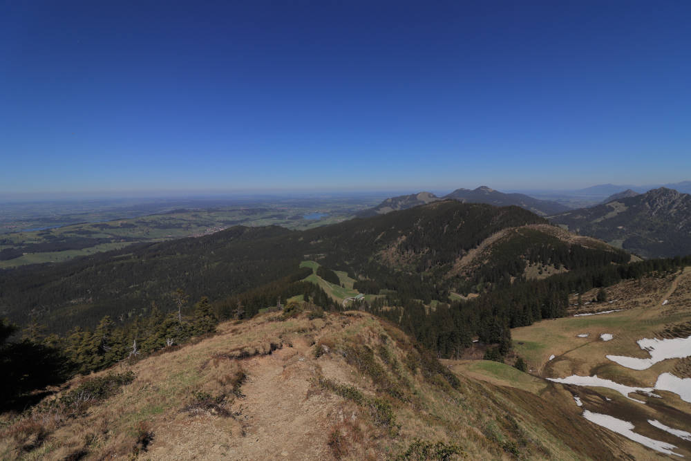 Aussicht vom Wertacher Hörnle