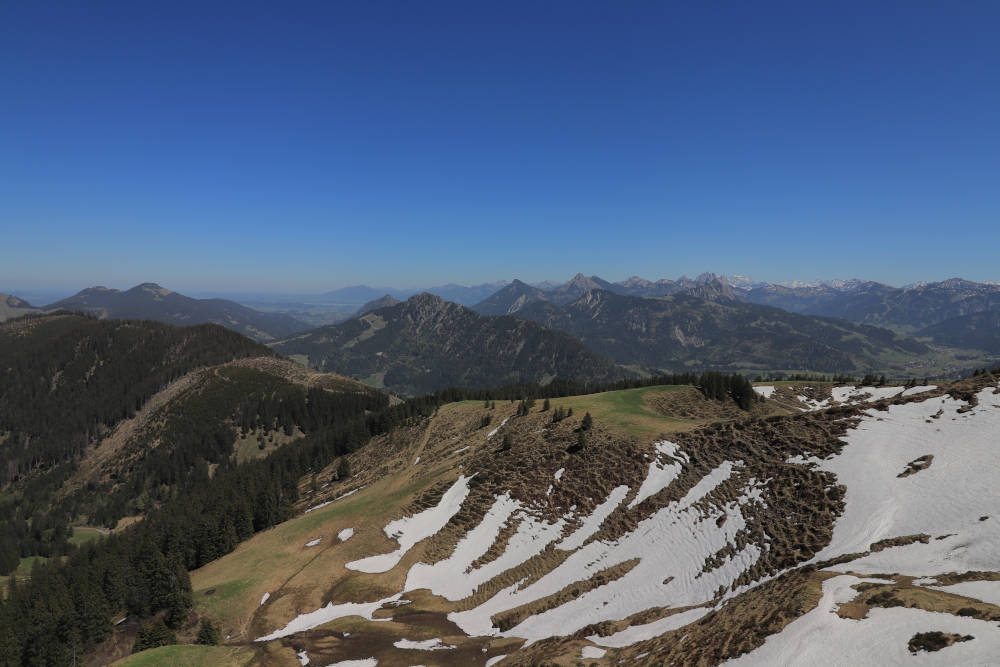 Aussicht vom Wertacher Hörnle