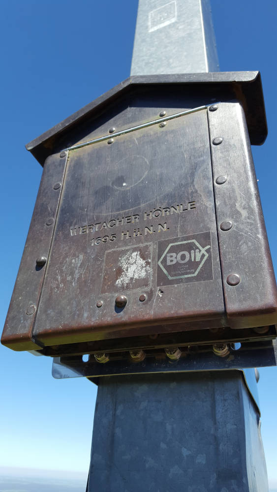 Wertacher Hörnle Gipfelkreuz