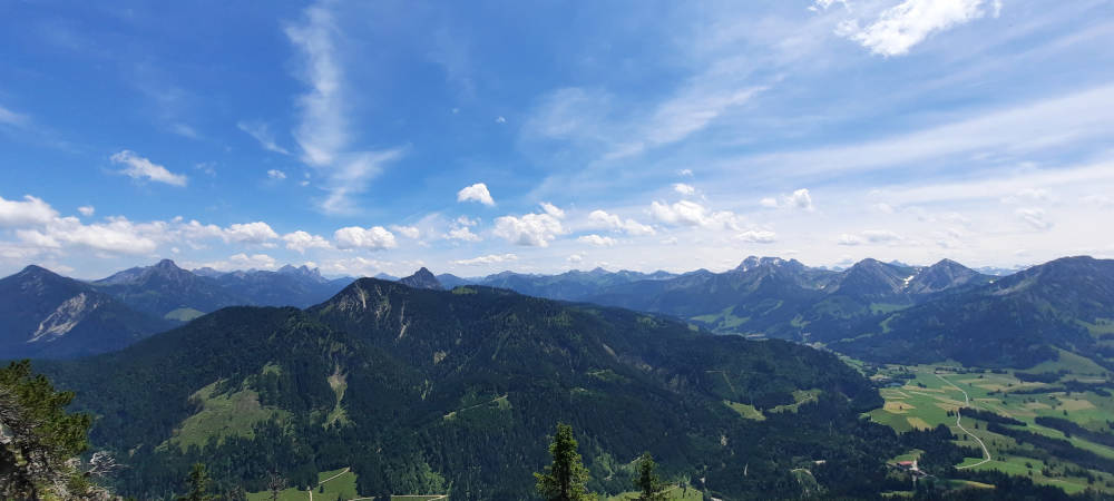 Aussicht vom Sorgschrofen