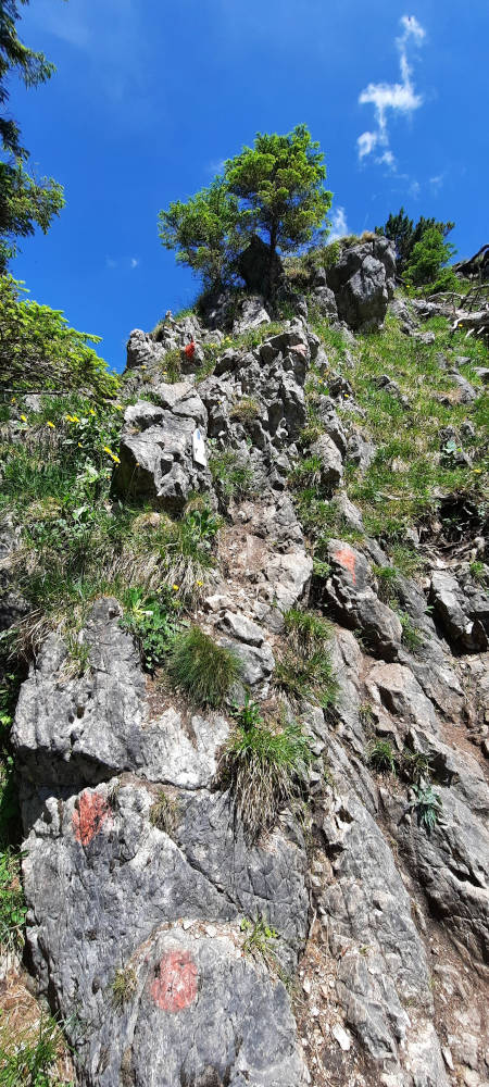 Wanderweg zum Sorgschrofen