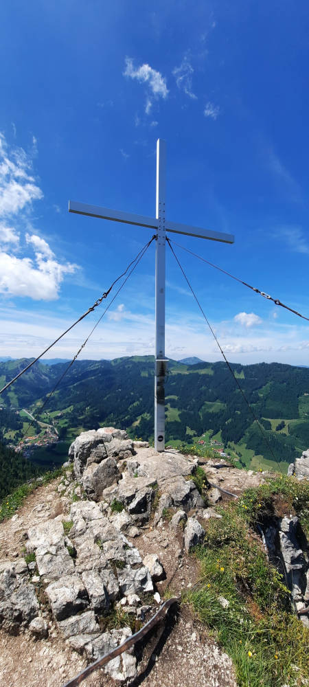 Gipfelkreuz vom Zinken